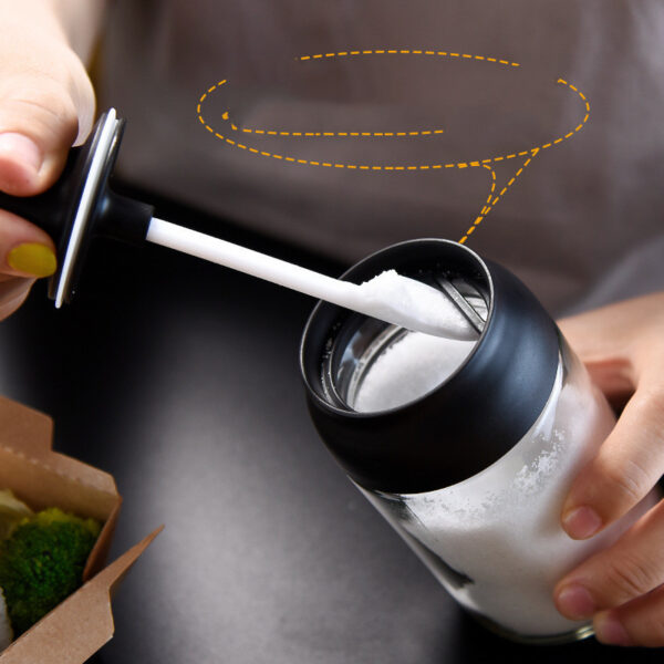 Kitchen Spice Glass Seasoning Jar with Spoon and Lid 250M - Image 7