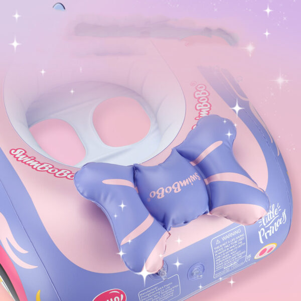 Children's Running Model Swimming Ring With Sun Protection - Image 5