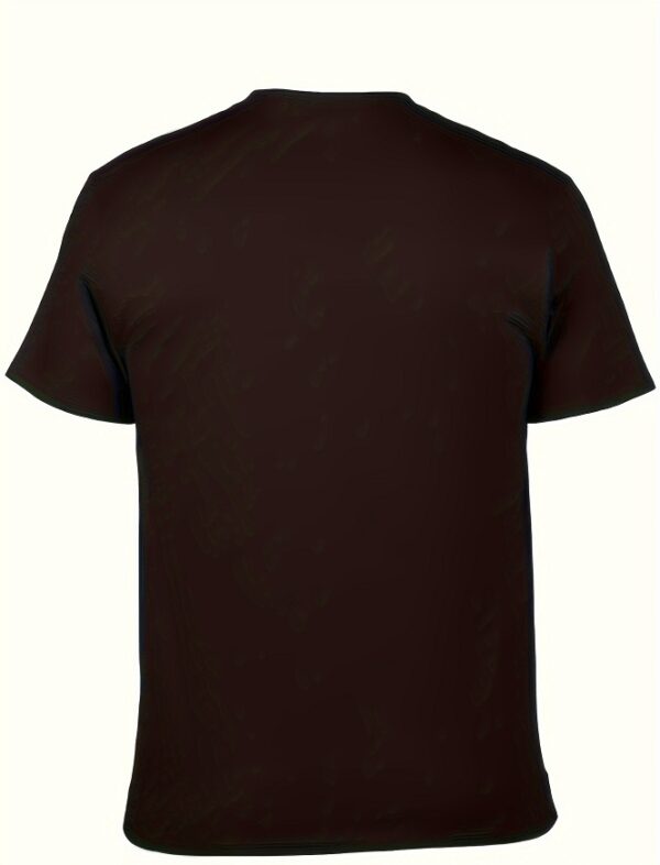 Wine Glass Graphic Print Solid T-Shirt, Crew Neck Short Sleeve Casual Top For Summer & Spring, Women's Clothing - Image 2