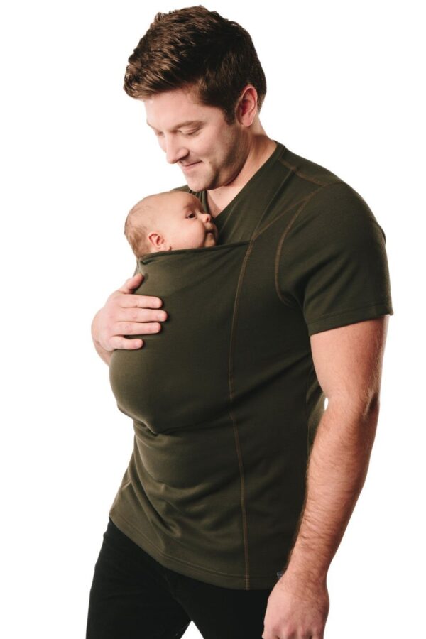 Dad Multifunctional Clothes Kangaroo Mummy Vest Long Sleeve - Image 5