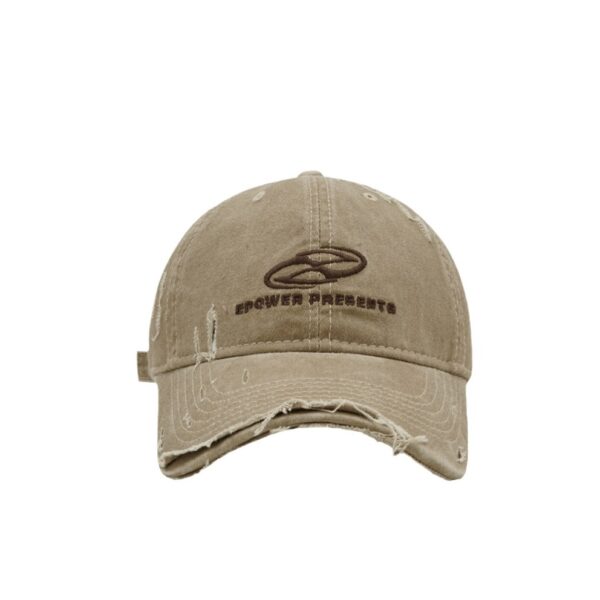 Street Make Old Ripped Denim Baseball Cap - Image 3