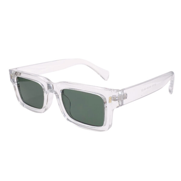 European And American Retro Rectangular Small Frame Sunglasses Men's - Image 8