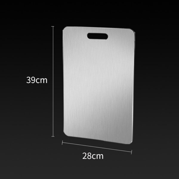 Kitchen Thickened Cutting Board Stainless Steel Cut Vegetables Meat Chopping Board Cooking Tools Anti-mold Cutting Boards Mats - Image 2