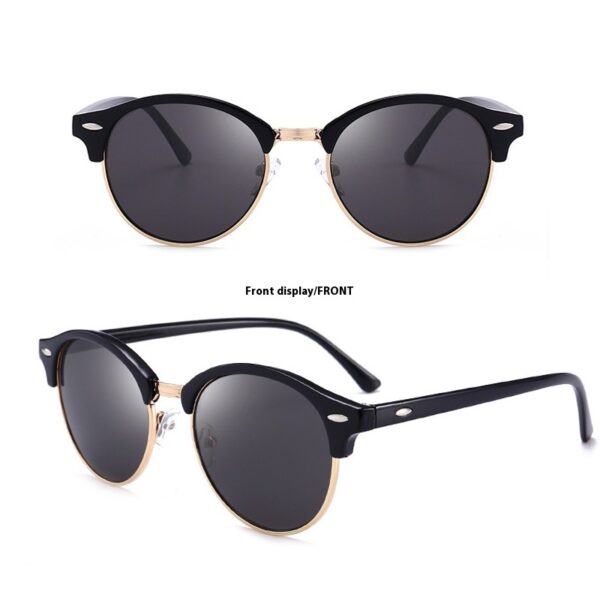 Fashion Polarized Retro Trendy Metal Glasses - Image 5