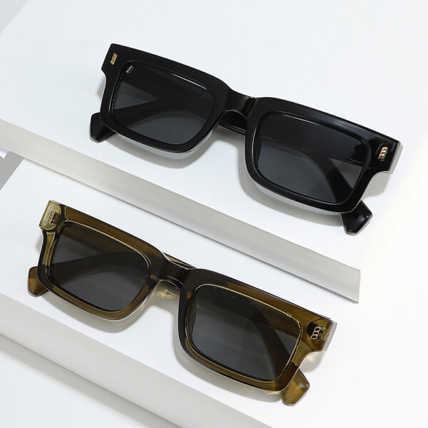 Retro Simple Versatile Fashion New Square Sunglasses - Image 2