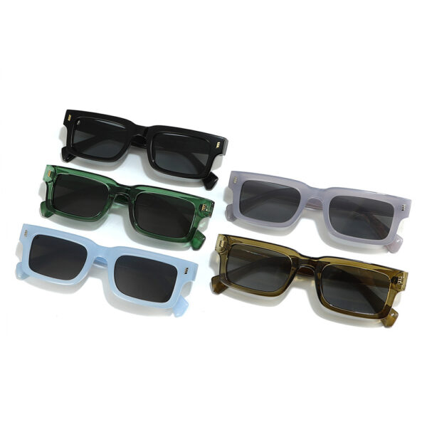 Retro Simple Versatile Fashion New Square Sunglasses - Image 7